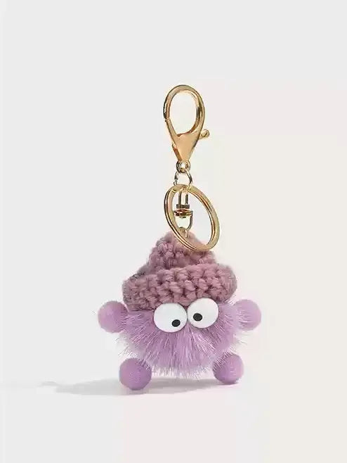 Cute mink hairball doll pendant keycharm X3074