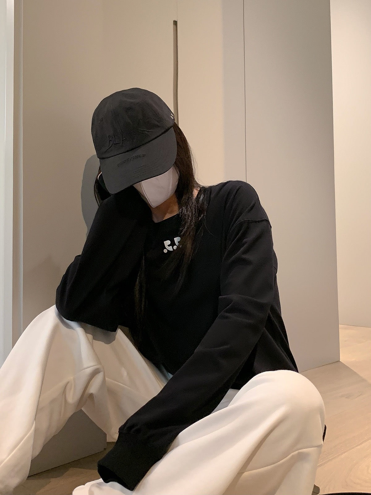 Onepoint 設計寬鬆長袖 T 卹 X3145
