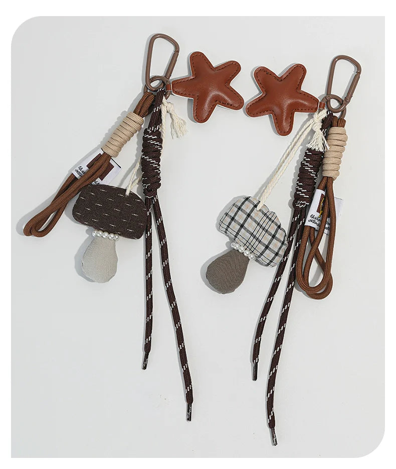Mushroom String Bag Pendant X3142