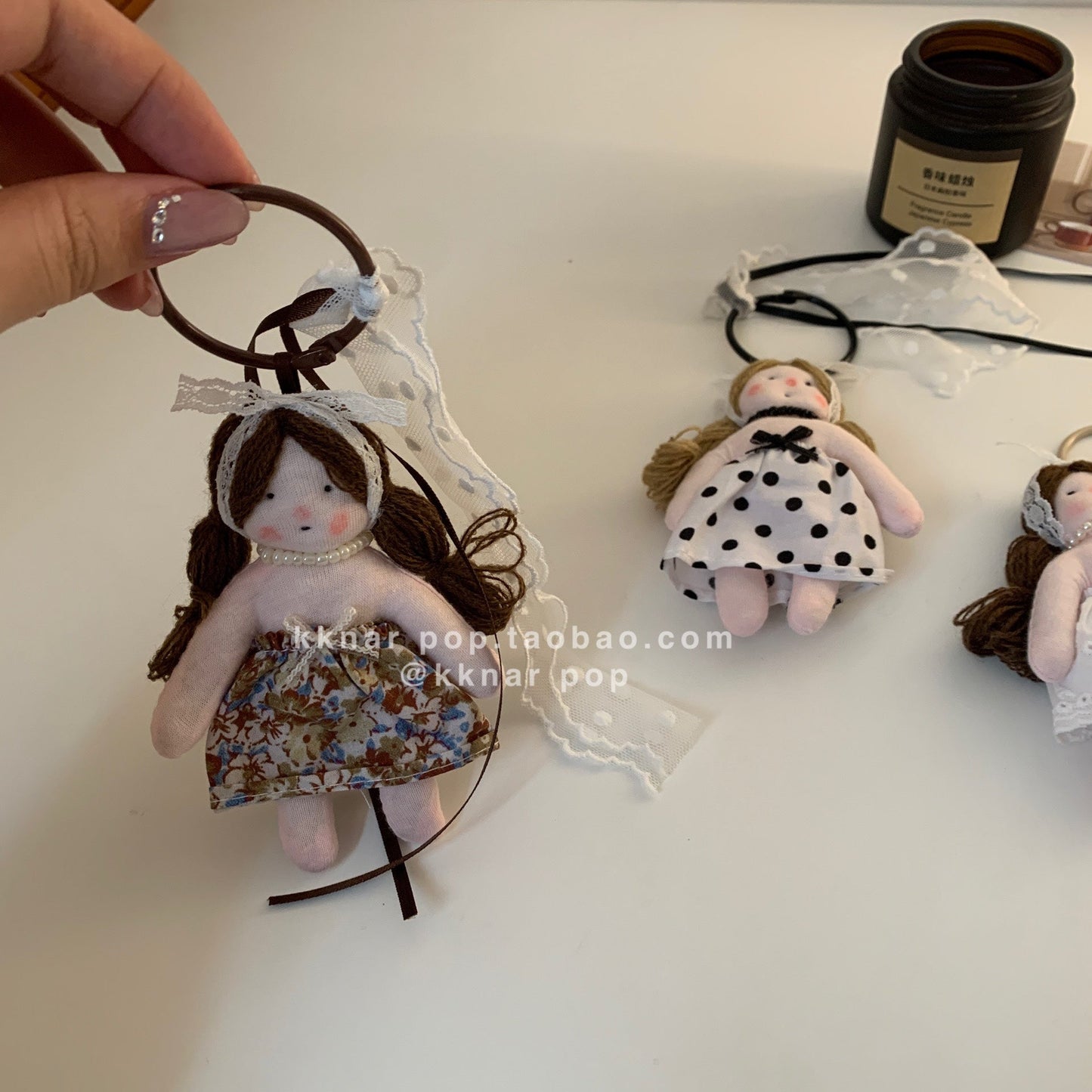 Curly Ouni Bag Pendant X3067