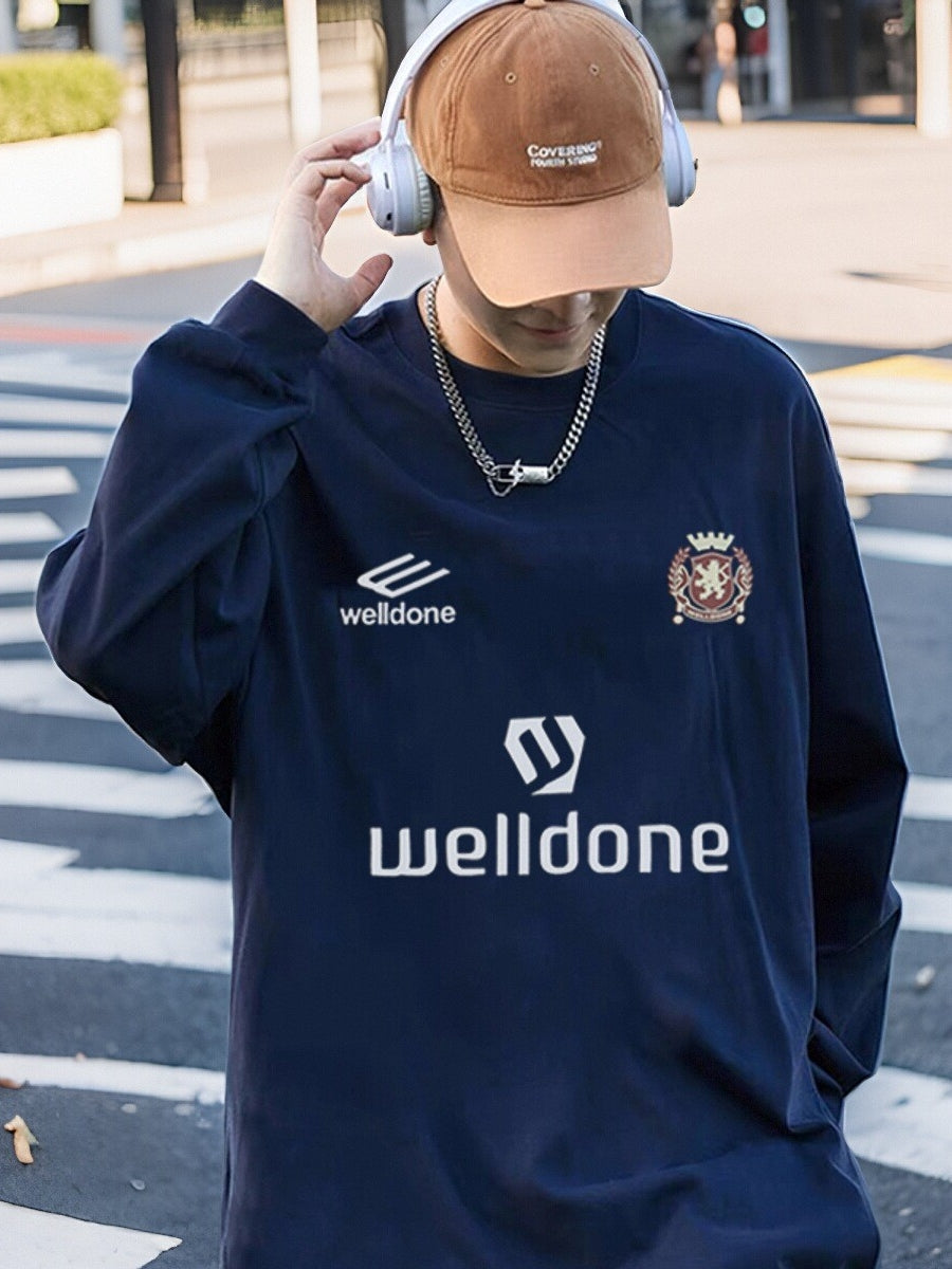 重磅棉質長袖 T 卹 X3117