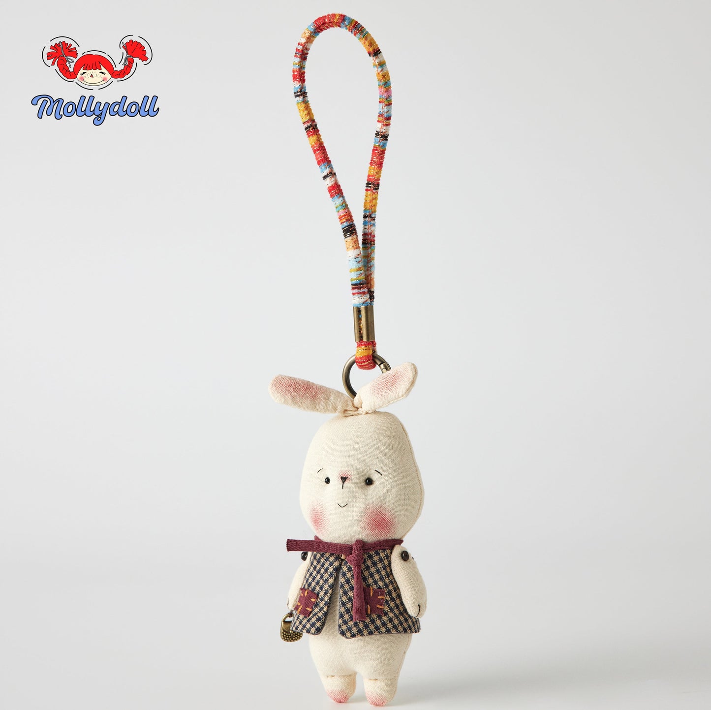 Vintage Handmade Rabbit Key Chain X3212