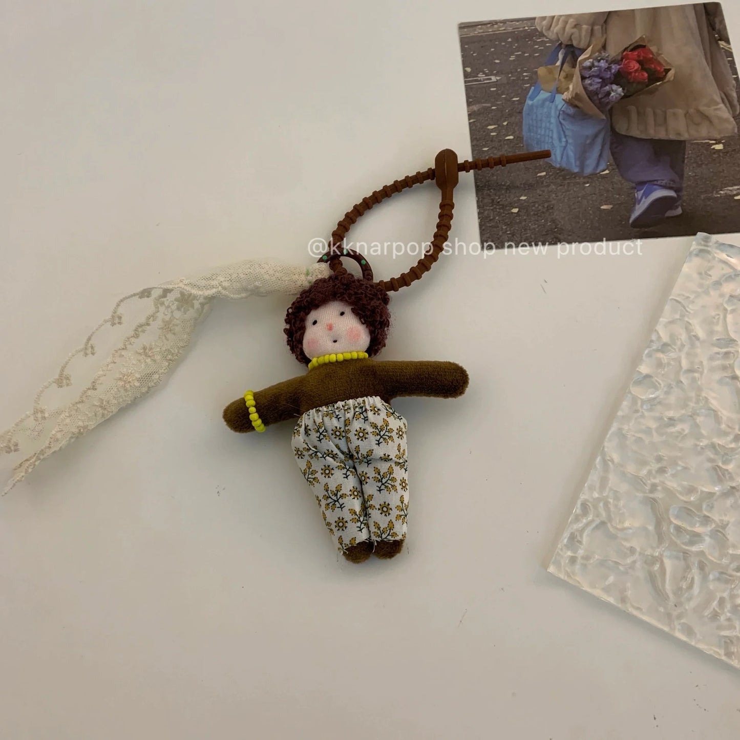 Curly Ouni Bag Pendant X3067