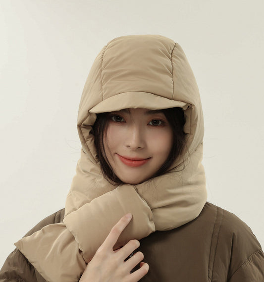 Puffer Hooded Scarf X3710