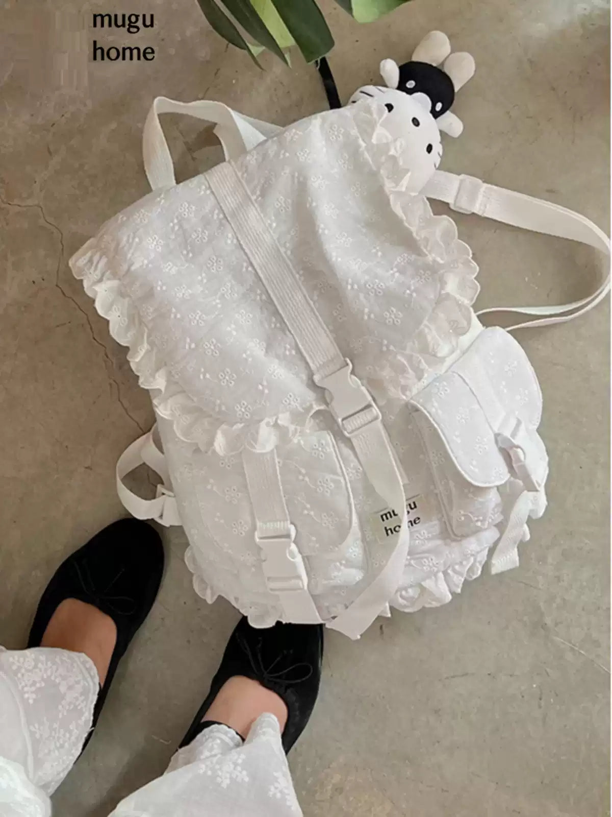 Lace Frill Backpack X3551