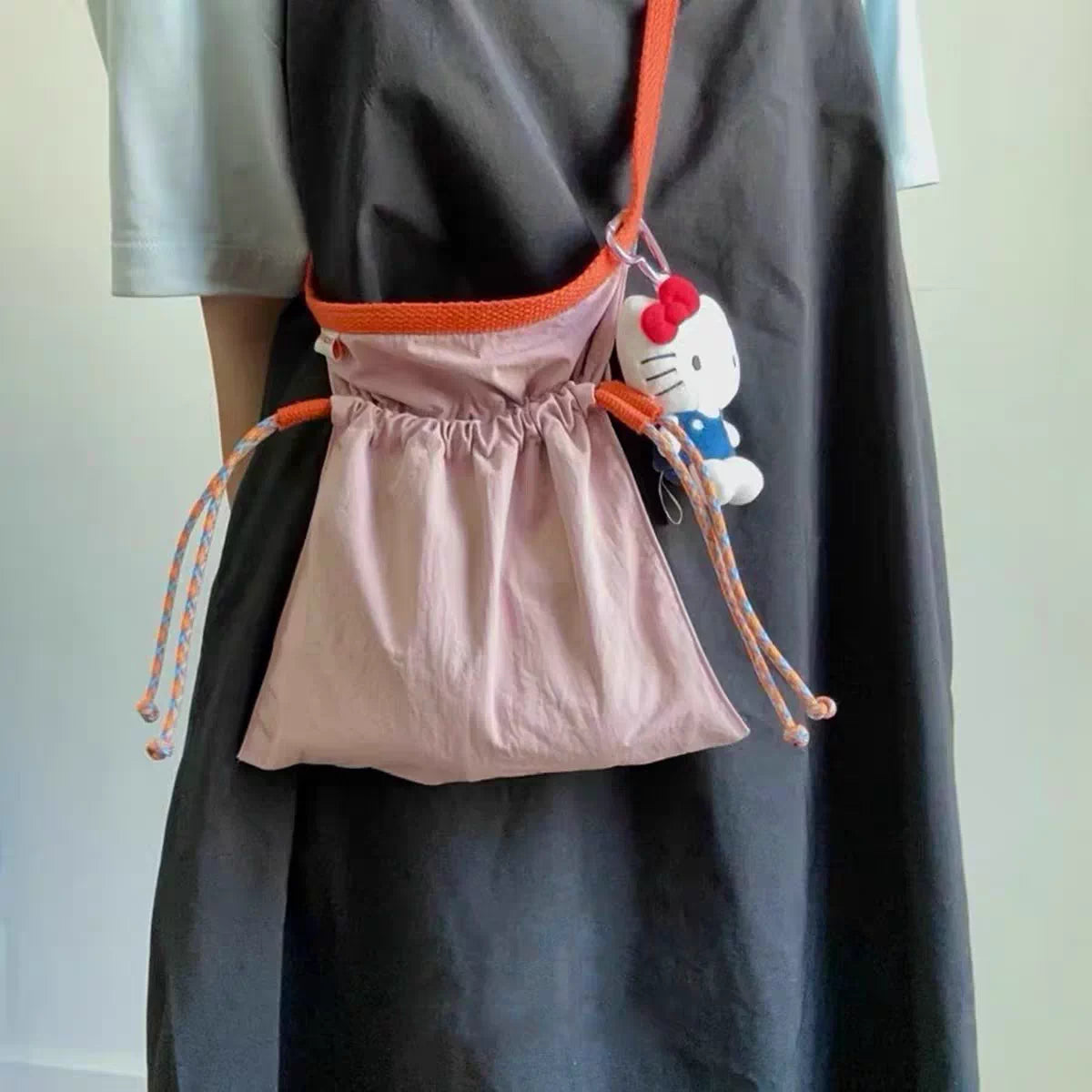 Drawstring Crossbody Bag X3552