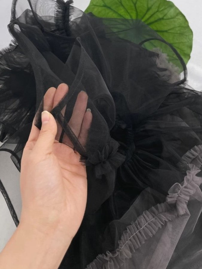 Cake Ruffle Mesh Fairy Dress X2287
