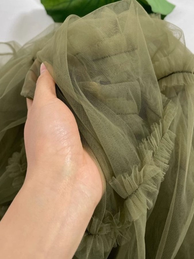 Cake Ruffle Mesh Fairy Dress X2287