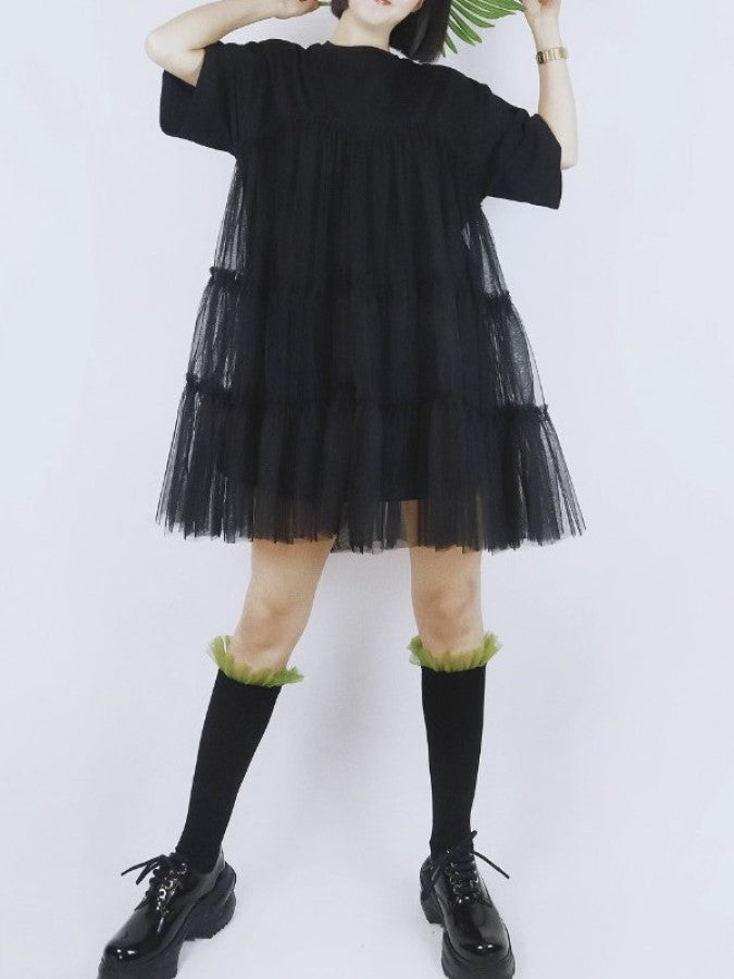 Mesh mini skirt dress X2290
