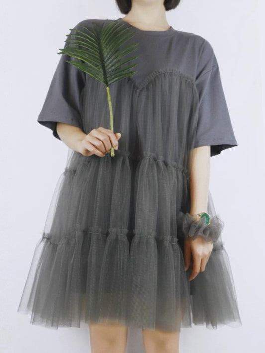 Mesh mini skirt dress X2290