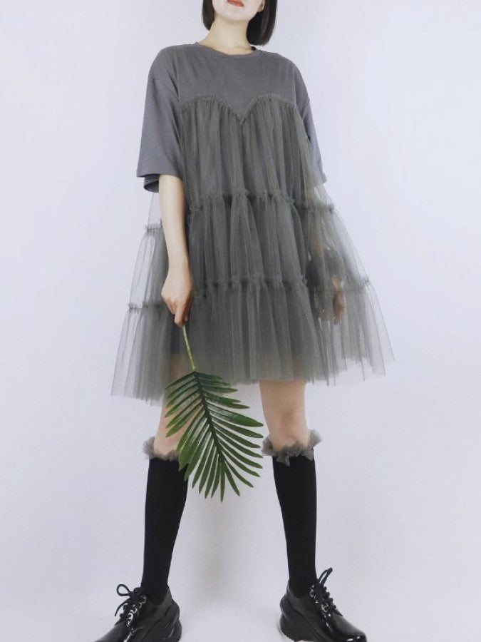 Mesh mini skirt dress X2290