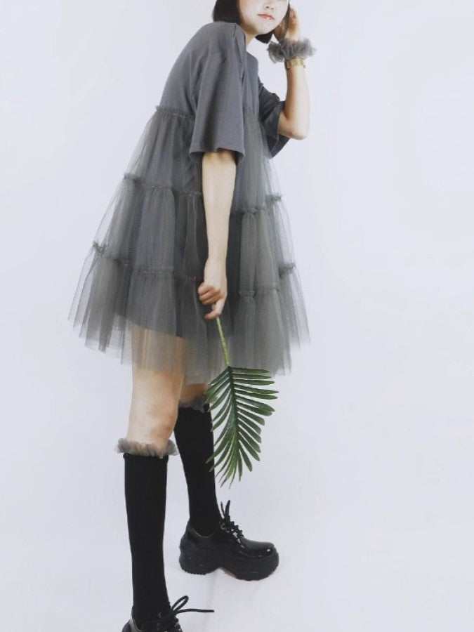 Mesh mini skirt dress X2290