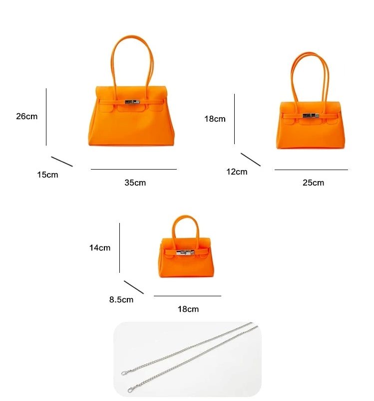 Jelly TPU Top Handle Bag X3562