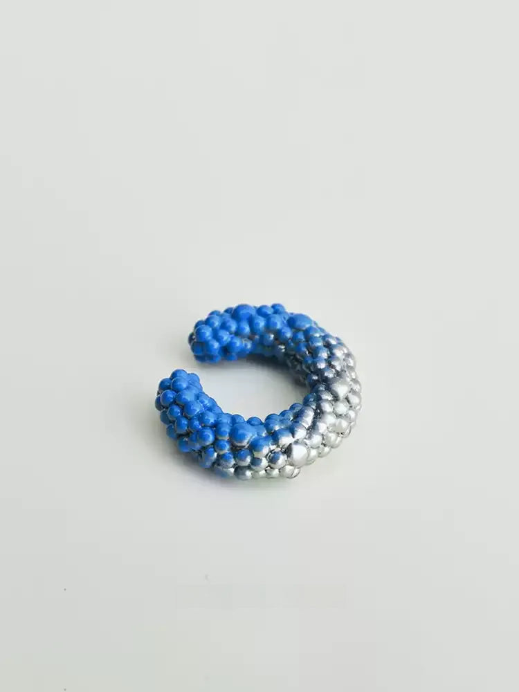 Gradient Beaded Ear Cuff X3588
