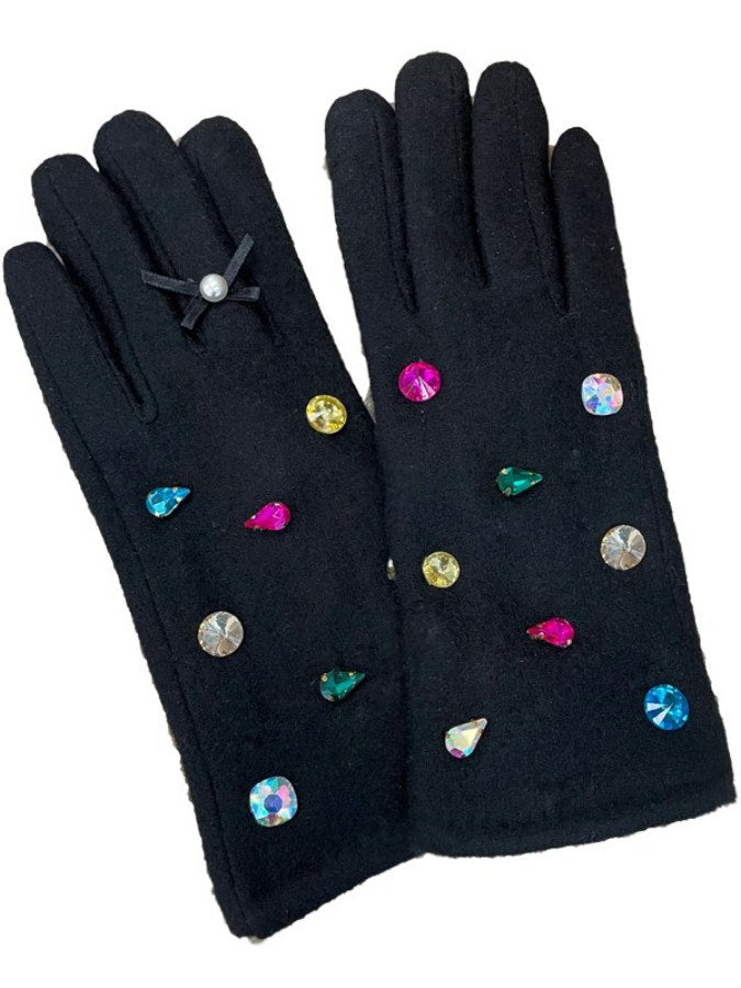 Decorative Faux Fur Gloves X2006
