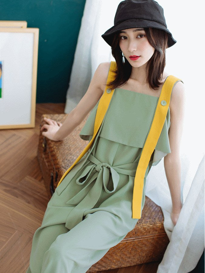 Pastel color sale jumpsuit