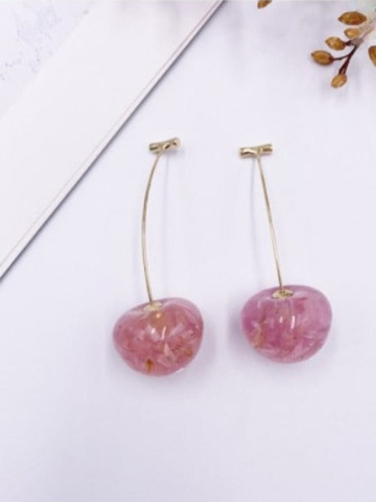 Cherry Crystal Earrings X838