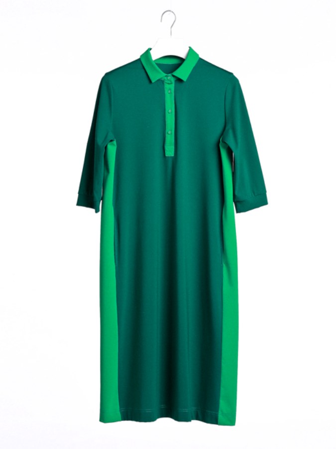 Bicolor Sporty Dress X2096