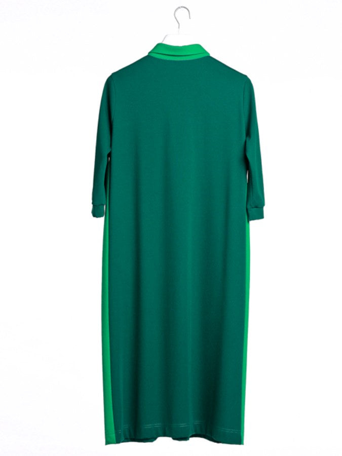 Bicolor Sporty Dress X2096
