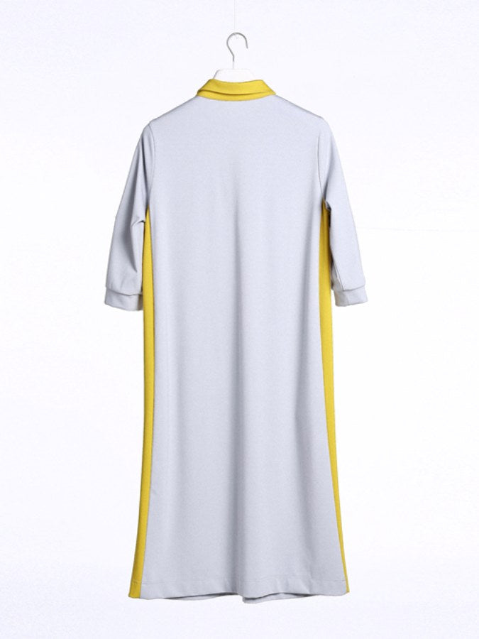Bicolor Sporty Dress X2096