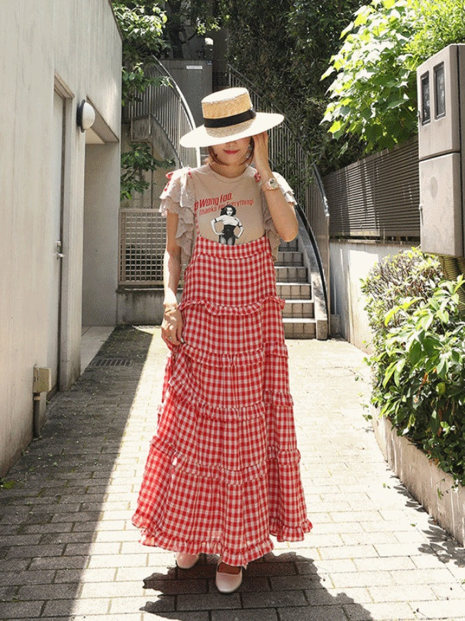 Check Long Cami Onepiece X954