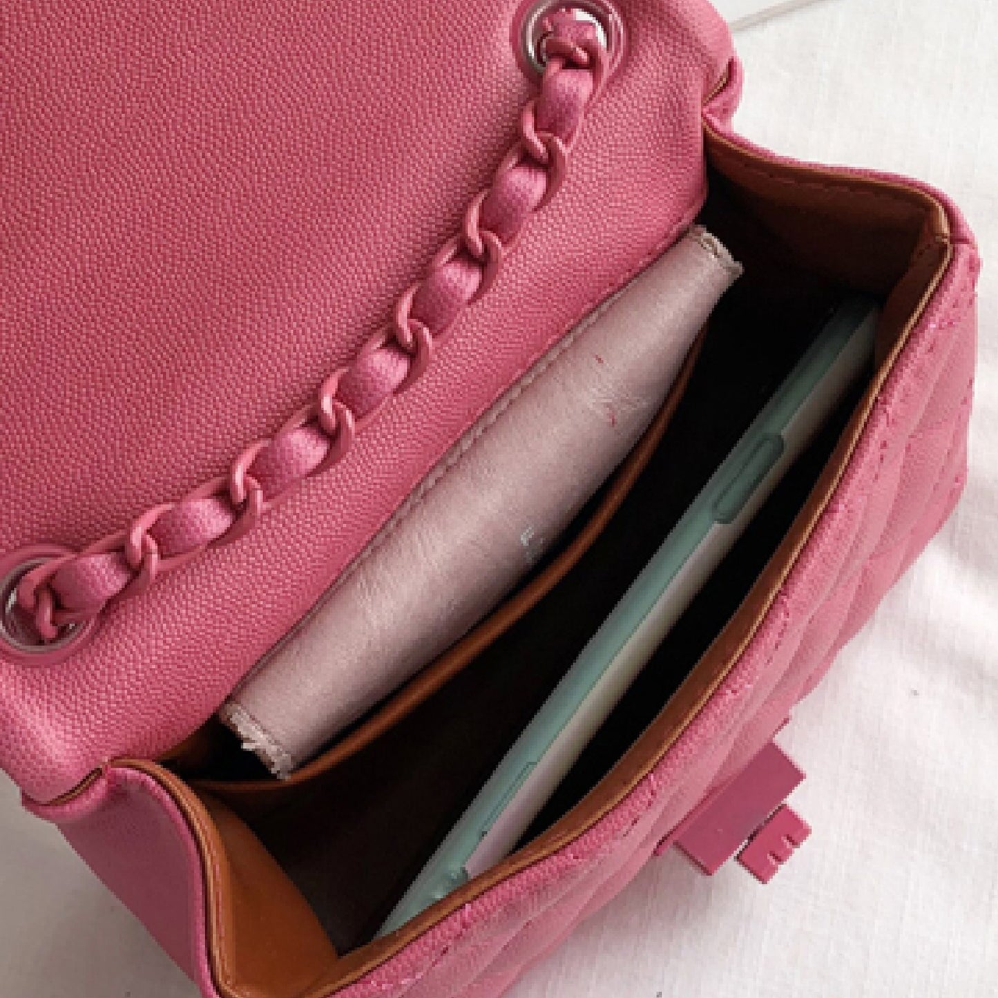 Diamond Stitch Square Bag X307
