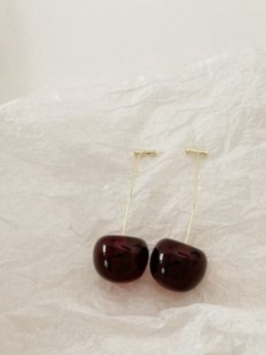 Cherry Crystal Earrings X838