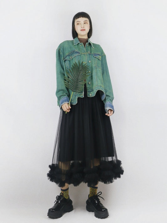 透視網紗裙 X914