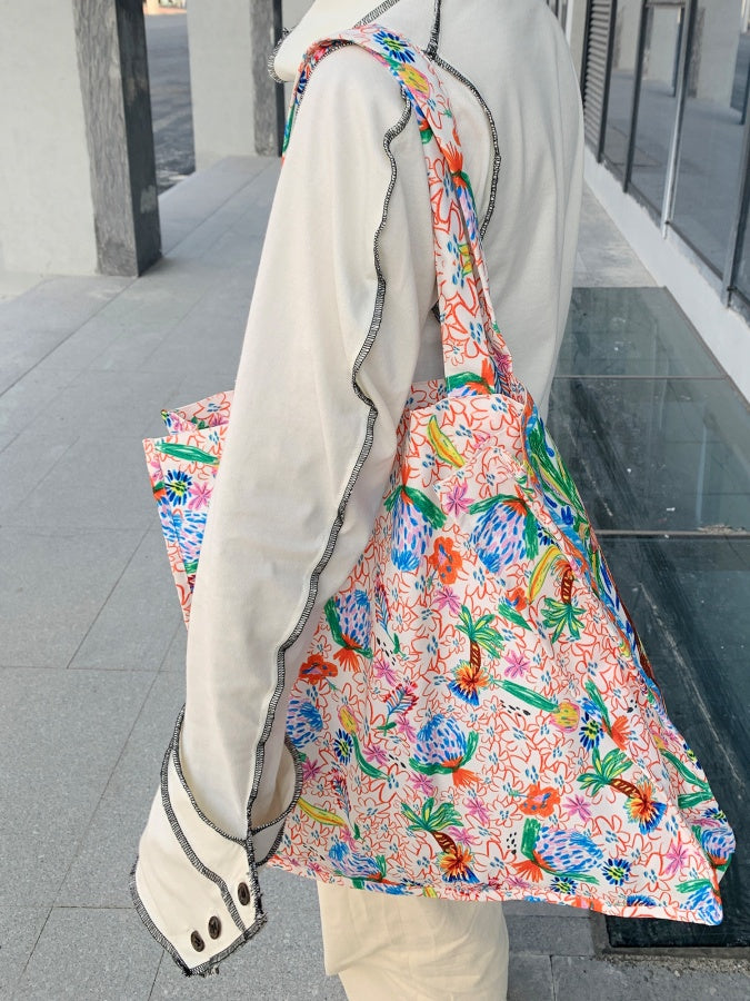 多圖案手提包 X953