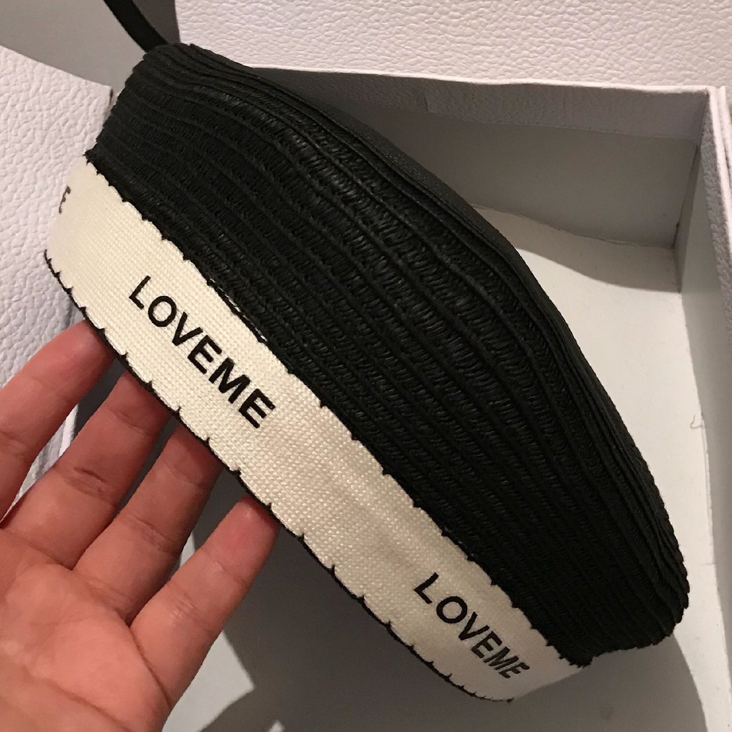 Black Straw Beret X266