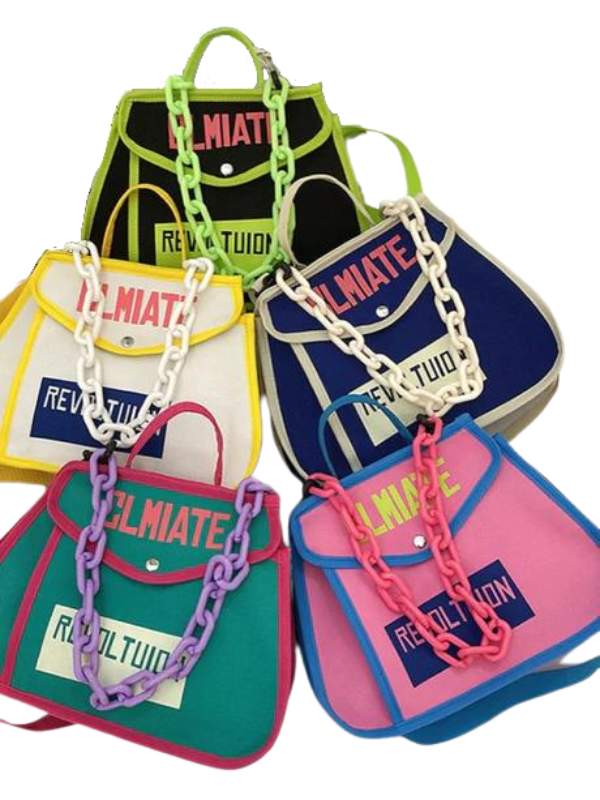 Color Piping Messenger Bag X1479
