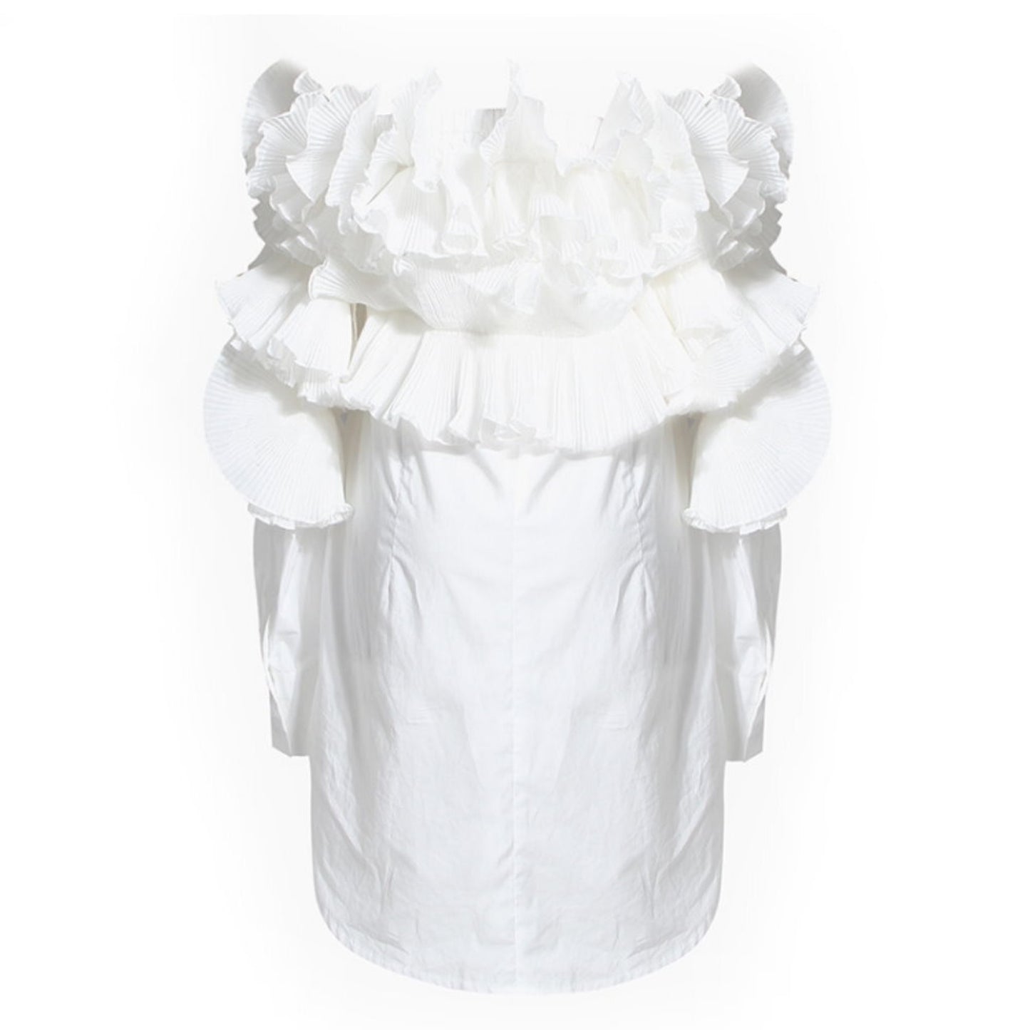 Off shoulder frill blouse X220