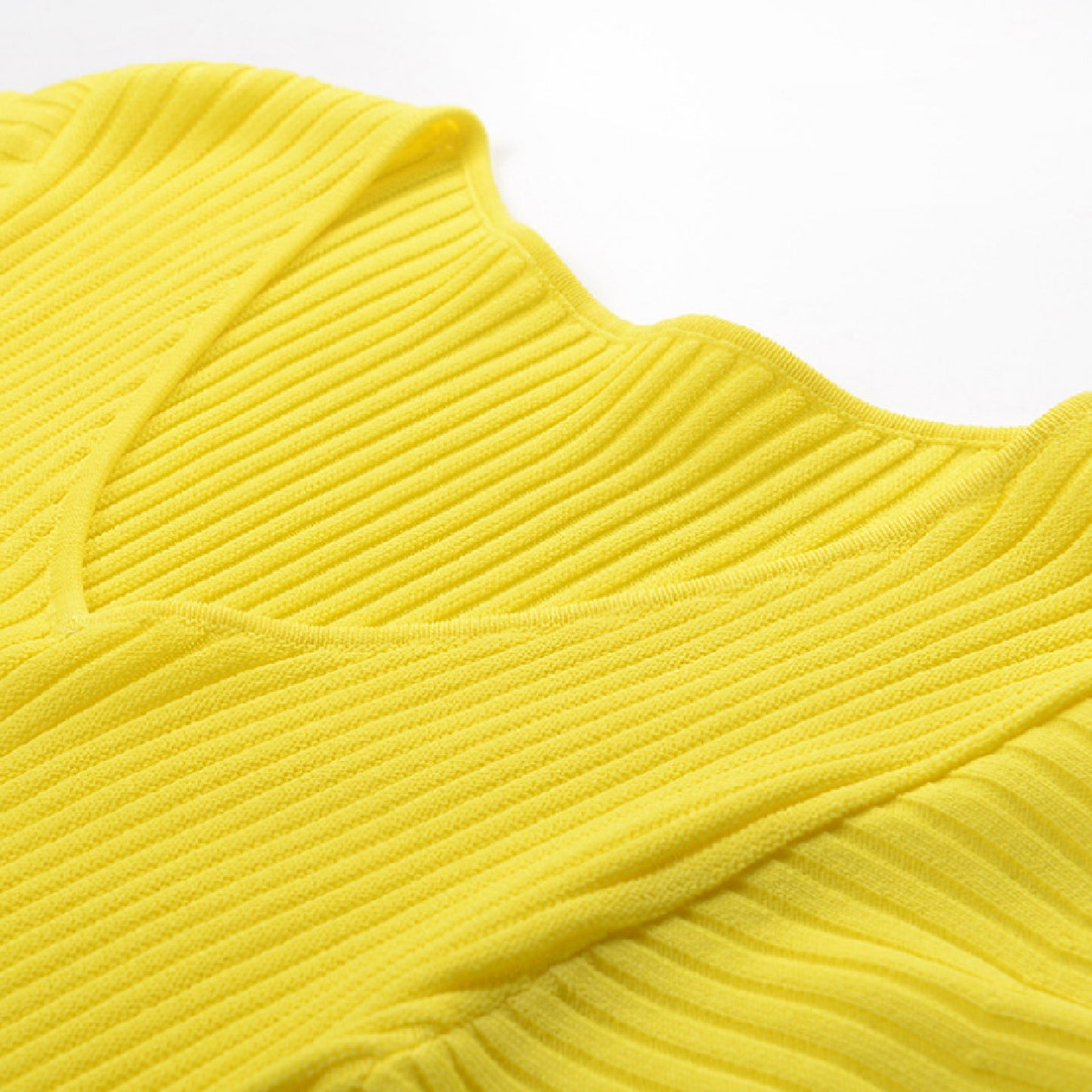 Western Puff Sleeve V Neck Knit X269