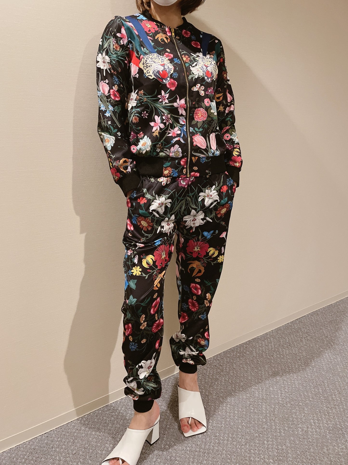 Floral Leopard Sport Two Piece X1003