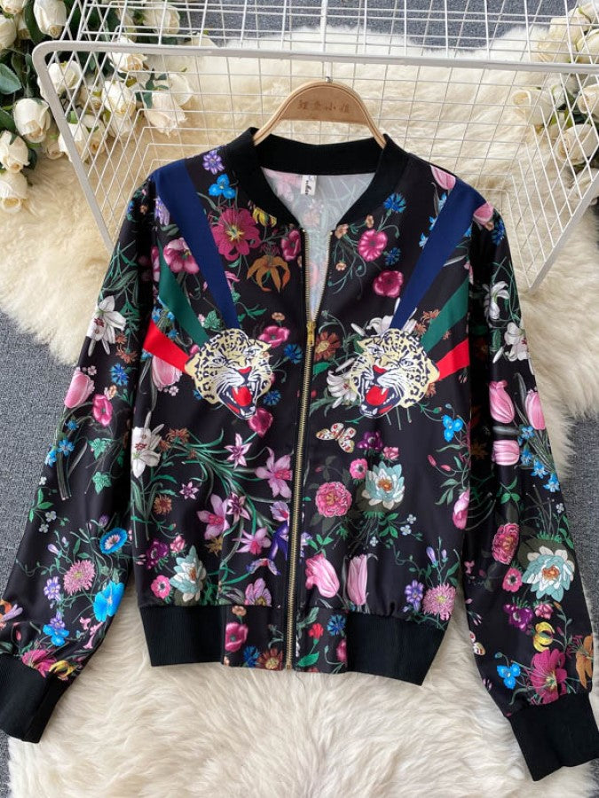 Floral Leopard Sport Two Piece X1003