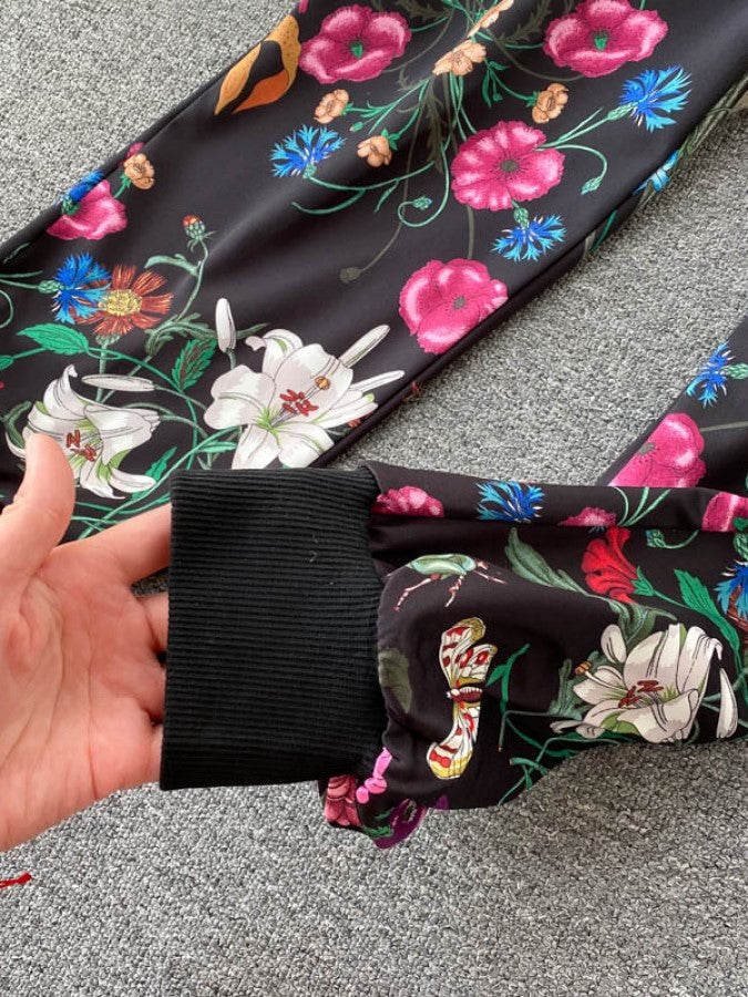 Floral Leopard Sport Two Piece X1003