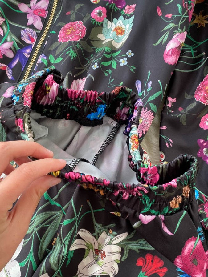Floral Leopard Sport Two Piece X1003