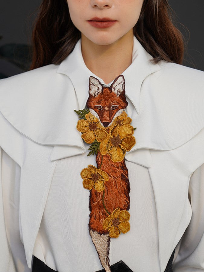 Foxtail Flower Necklace X1009