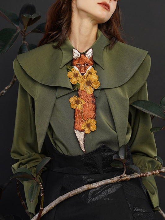 Foxtail Flower Necktie X1009