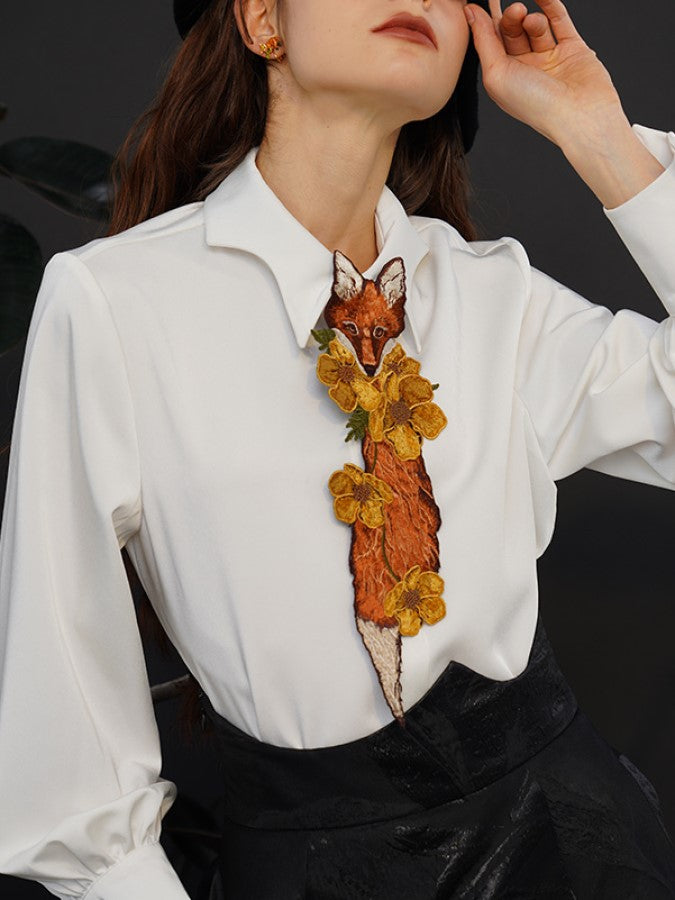 Foxtail Flower Necklace X1009