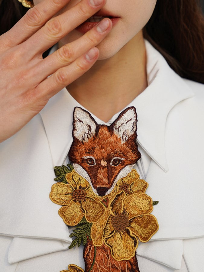 Foxtail Flower Necklace X1009