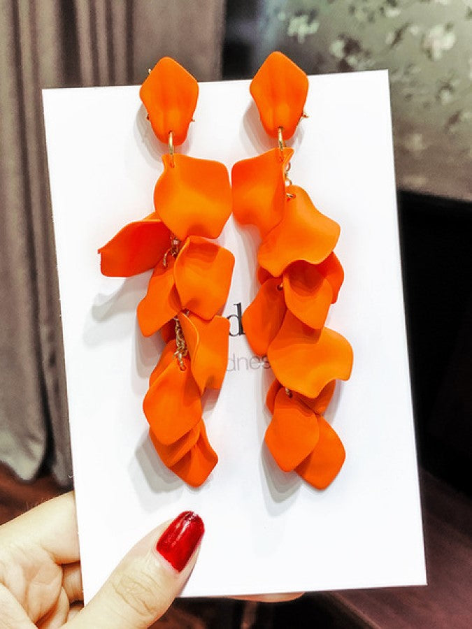 Rose Petal Earrings X1454