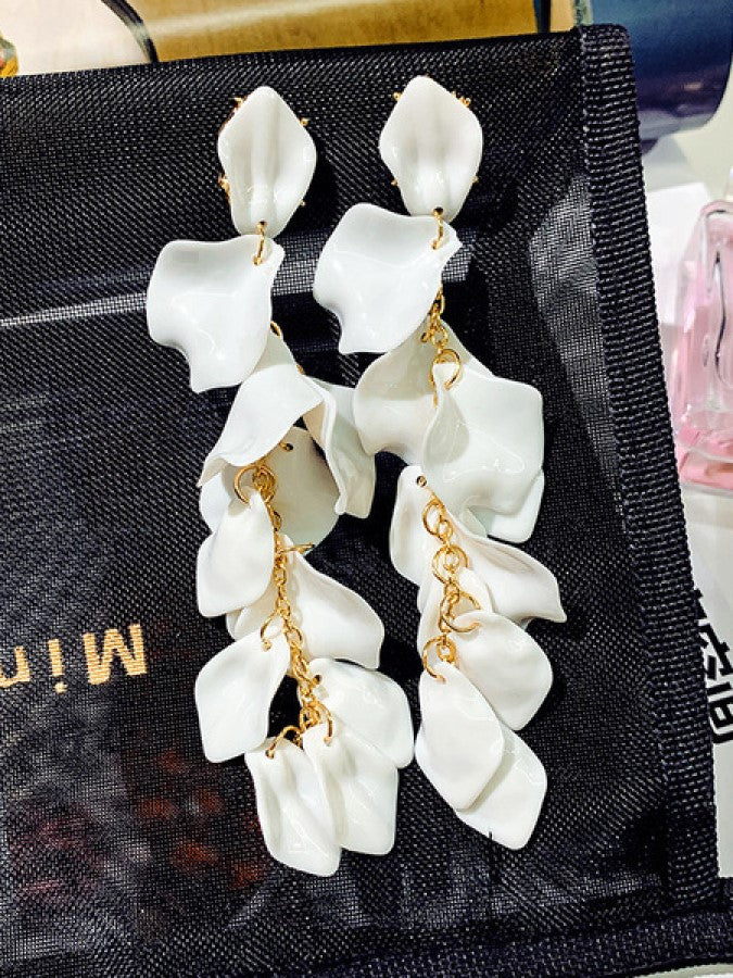 Rose Petal Earrings X1454