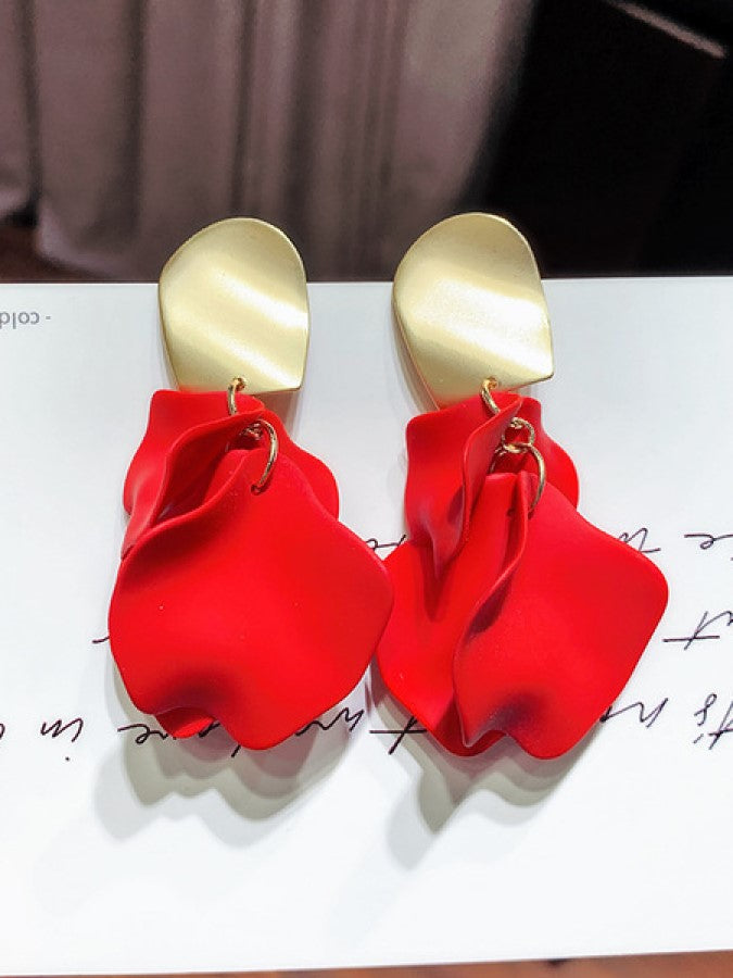Rose Petal Earrings X1454
