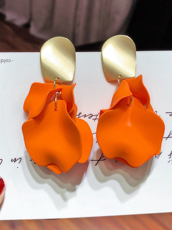Rose Petal Earrings X1454