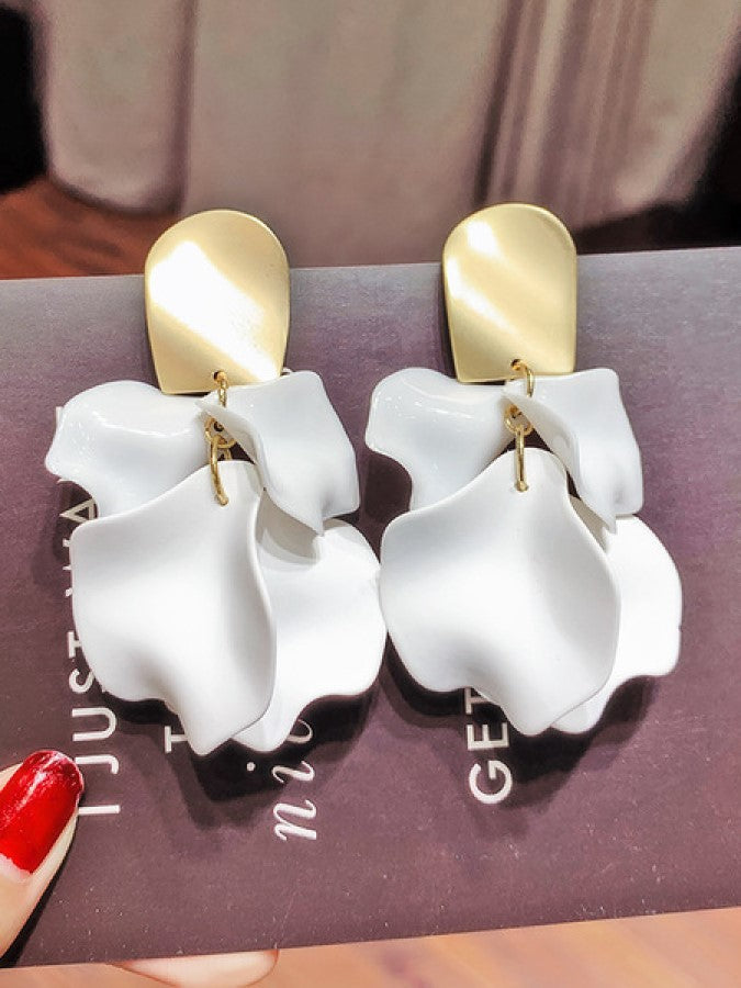 Rose Petal Earrings X1454