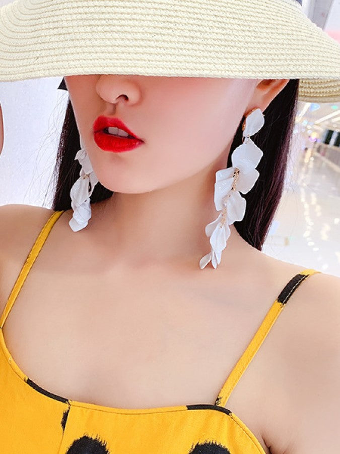 Rose Petal Earrings X1454