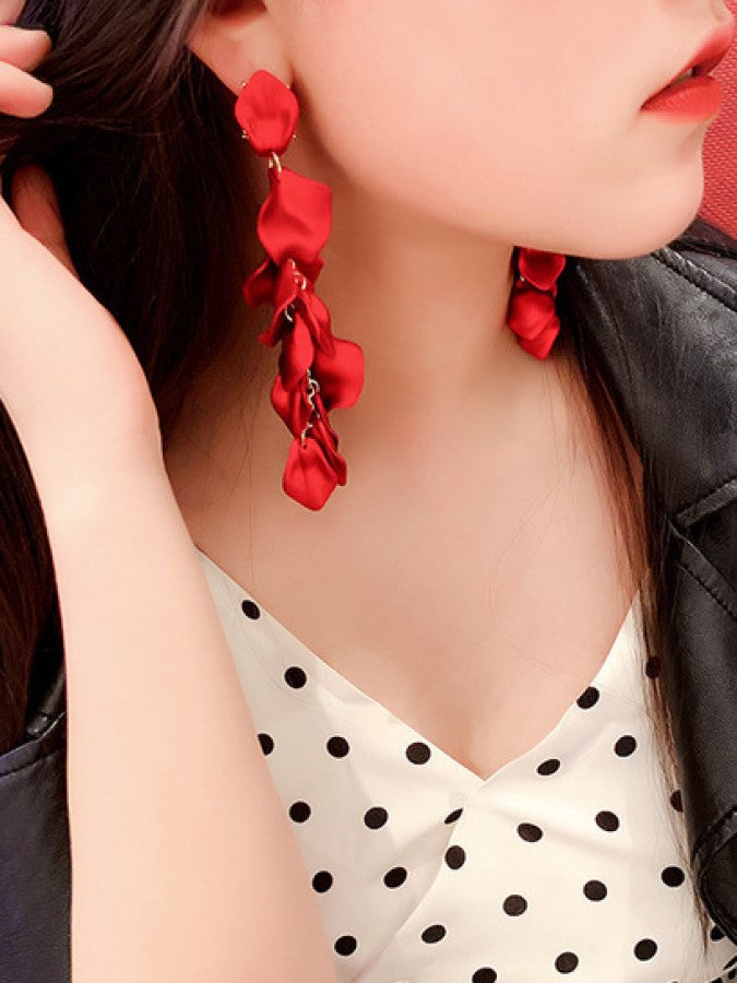 Rose Petal Earrings X1454