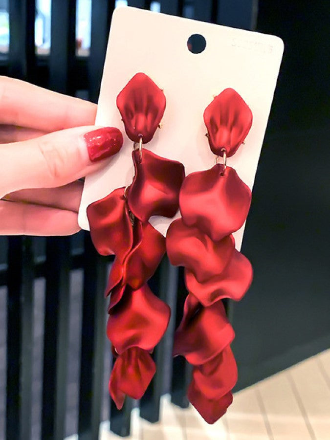 Rose Petal Earrings X1454