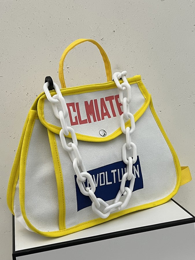 Color Piping Messenger Bag X1479